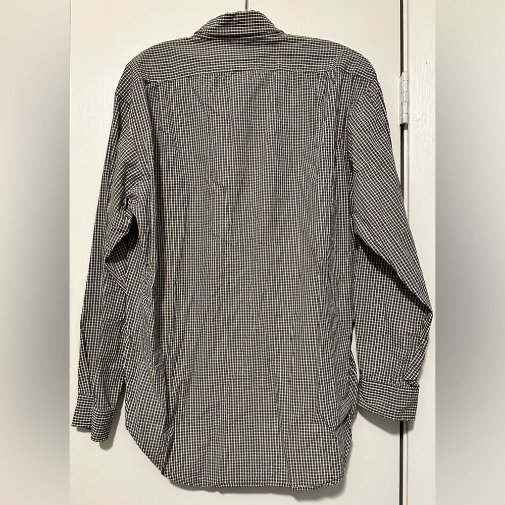 Ralph Lauren Men’s Marlowe long sleeve button up brown size M - Picture 3 of 4